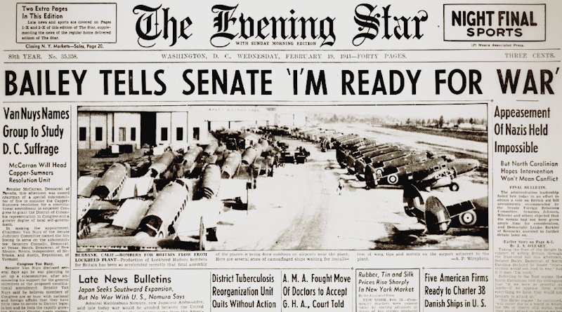 World War II Chronicle: February 19, 1941