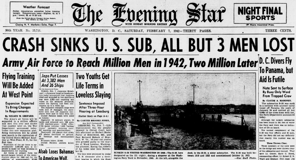 World War II Chronicle: February 14, 1942