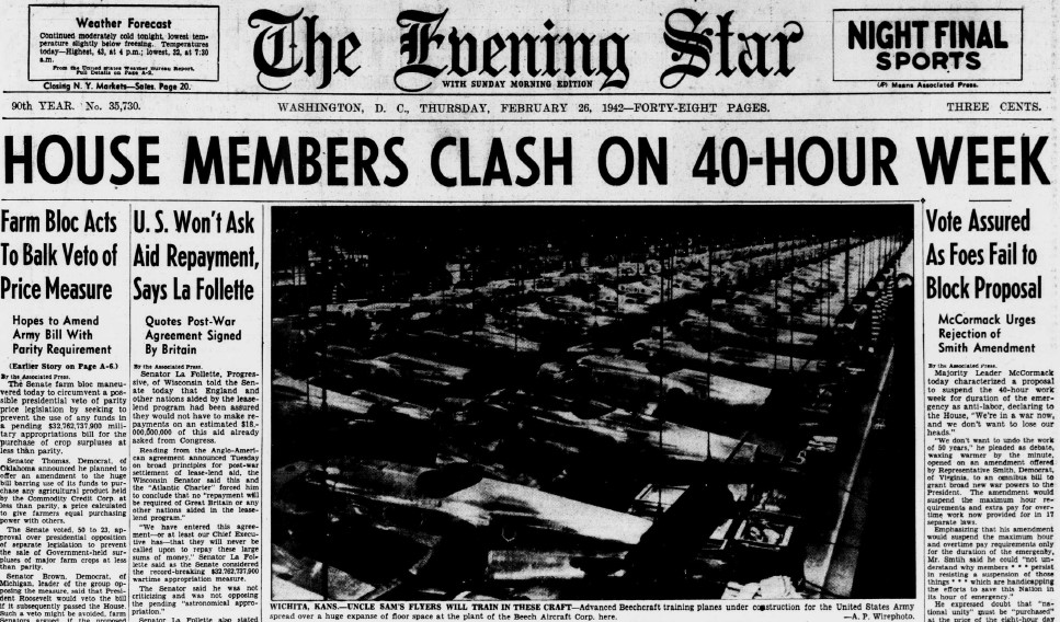 World War II Chronicle: February 26, 1942