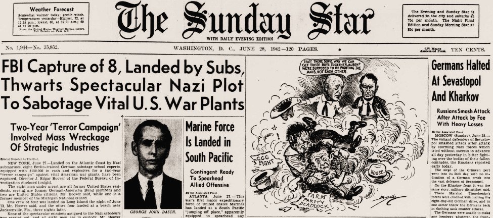 World War II Chronicle: June 28, 1942