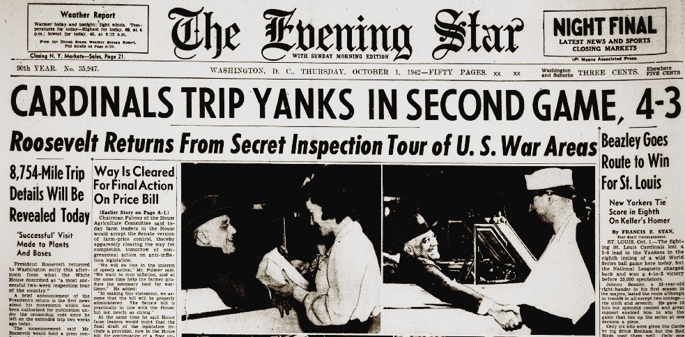 World War II Chronicle: October 6, 1942