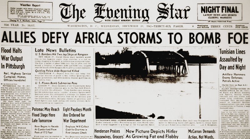 World War II Chronicle: December 30, 1942