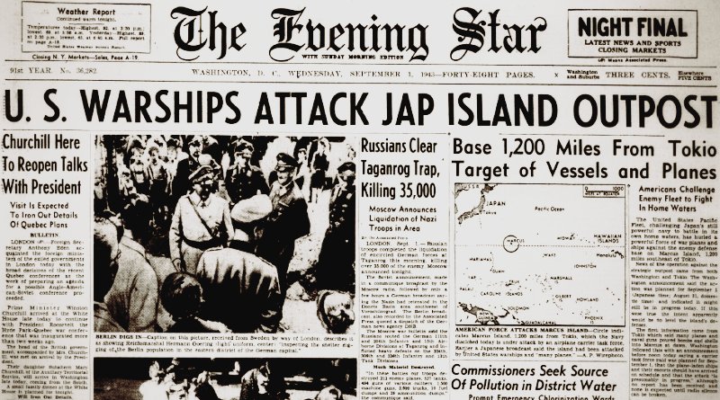 World War II Chronicle: September 1, 1943